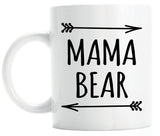 Mama bear mug, gift for new mom or mom to be (M168)