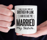 Funny brother in law mug, Gift for BIL (M191)