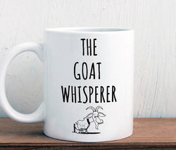 Gift for goat lover, goat mug, The goat whisperer (M338)