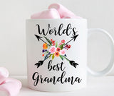 Grandma Coffee Mug, World's Best Grandma gift (M458)