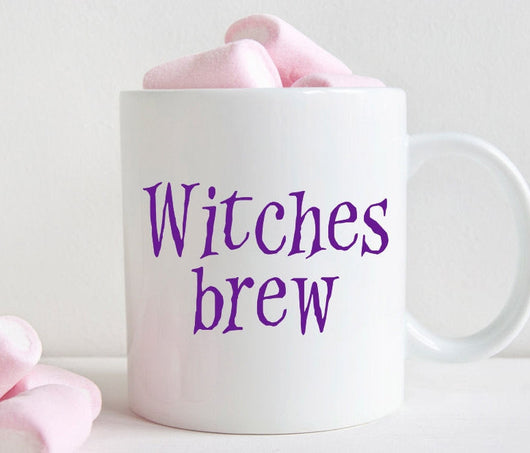Witch Coffee Mug Witches Brew, Pagan/Wiccan gift (M221)