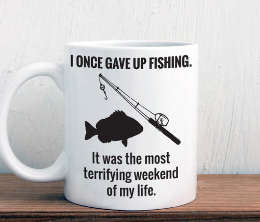 Fishing Coffee Mug, Funny Gift for Fisherman (M246)