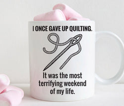 Quilting Coffee Mug, Funny Gift for Quilter (M247)
