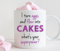 Cake decorator/baker mug, cake baking gift (M320)