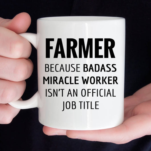 Gift For Farmer, Funny Farmer Appreciation Coffee Mug  (M580)