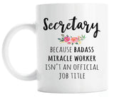 Gift For Secretary, Funny Secretary Coffee Mug  (M595)