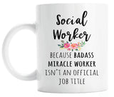 Gift For Social Worker, Funny Social Worker Appreciation Mug  (M600)