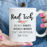 Gift For Rad Tech, Funny Radiology Coffee Mug  (M585)